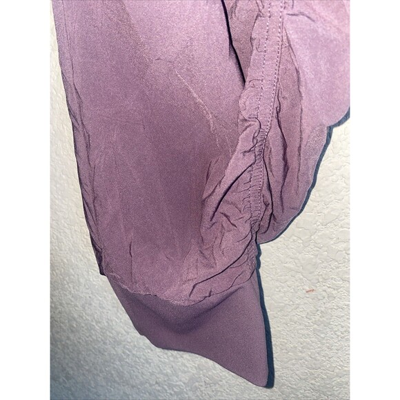 Athleta Attitude Jogger Pants Women Purple Ruched Athletic Pull On 4 Ruching - Picture 4 of 11
